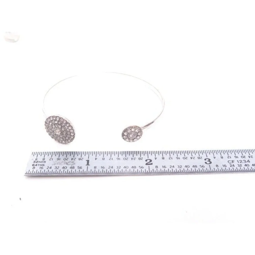 Bright Clear Rhinestone Cuff Bangle‎ Bracelet